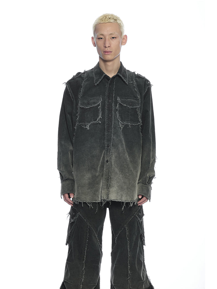 D5OVE [MOSS] Corduroy Shirt