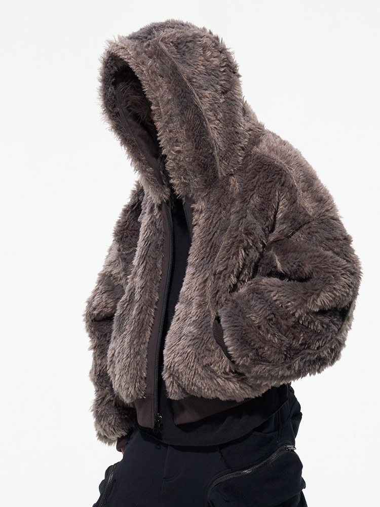 D5OVE Savages Savage Fur Hoodie