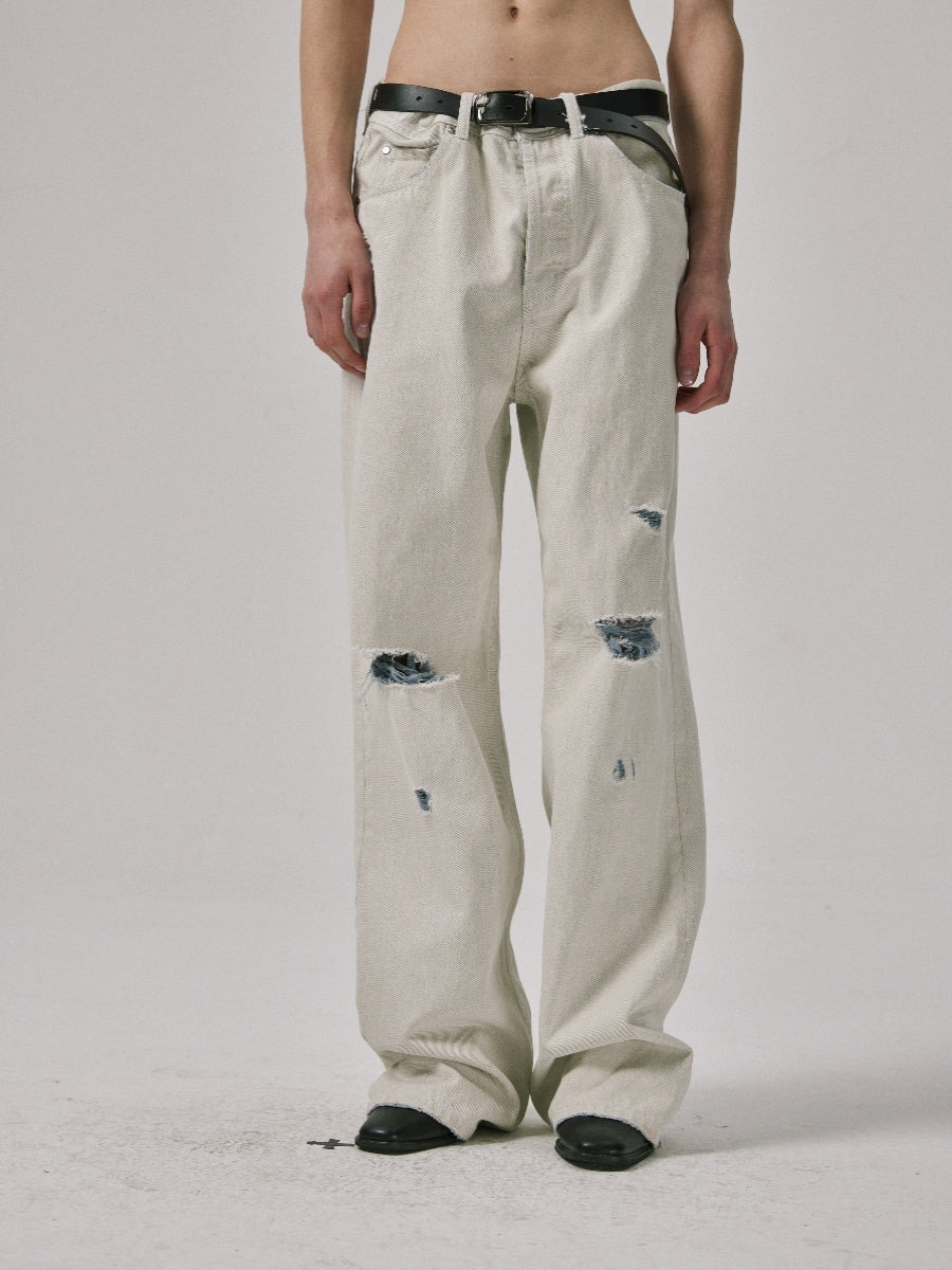 Amicus Animae Italian Purple Clay White Bull Destruction Jeans