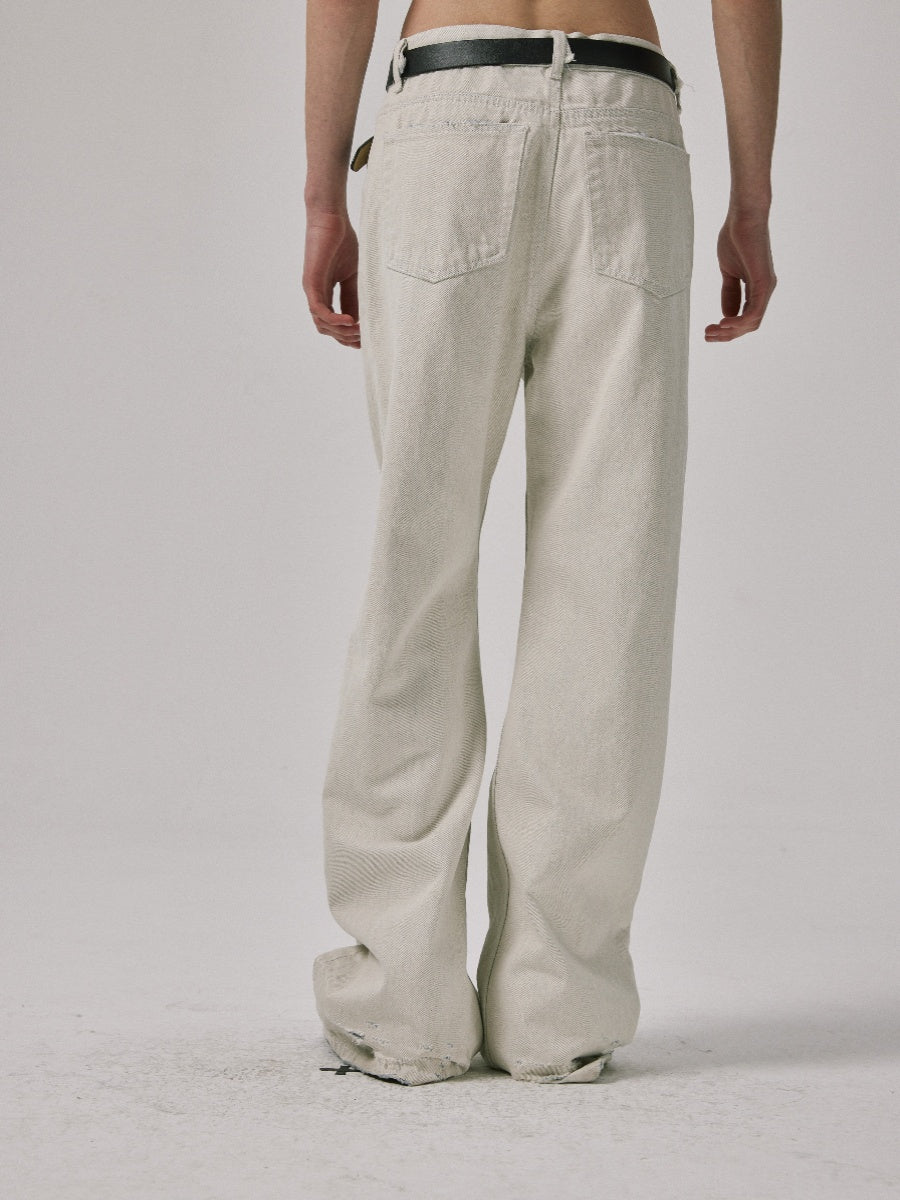 Amicus Animae Italian Purple Clay White Bull Destruction Jeans