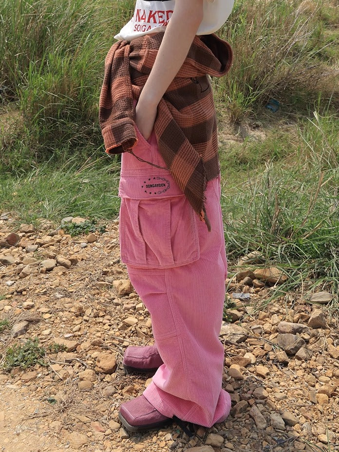 SONGAADON 25FW Corduroy Cargo Pants