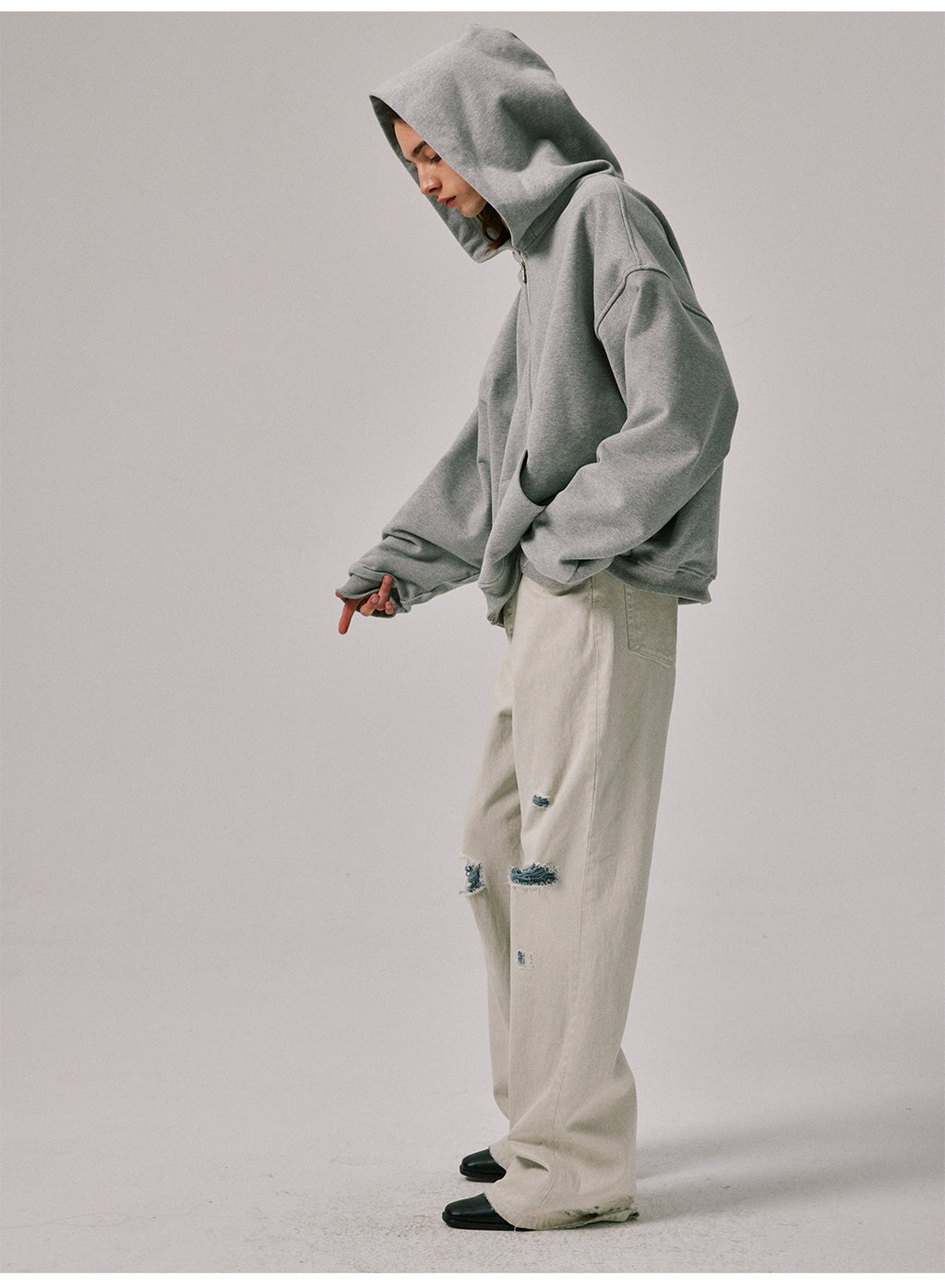 Amicus Animae Italian Purple Clay White Bull Destruction Jeans