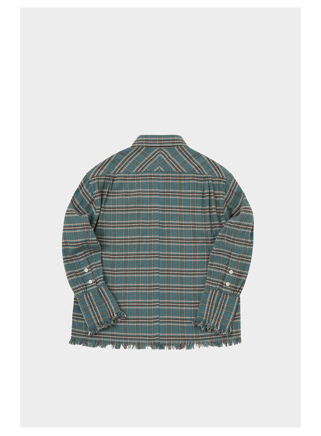 Amicus Animae dirty pink plaid flannel shirt jacket