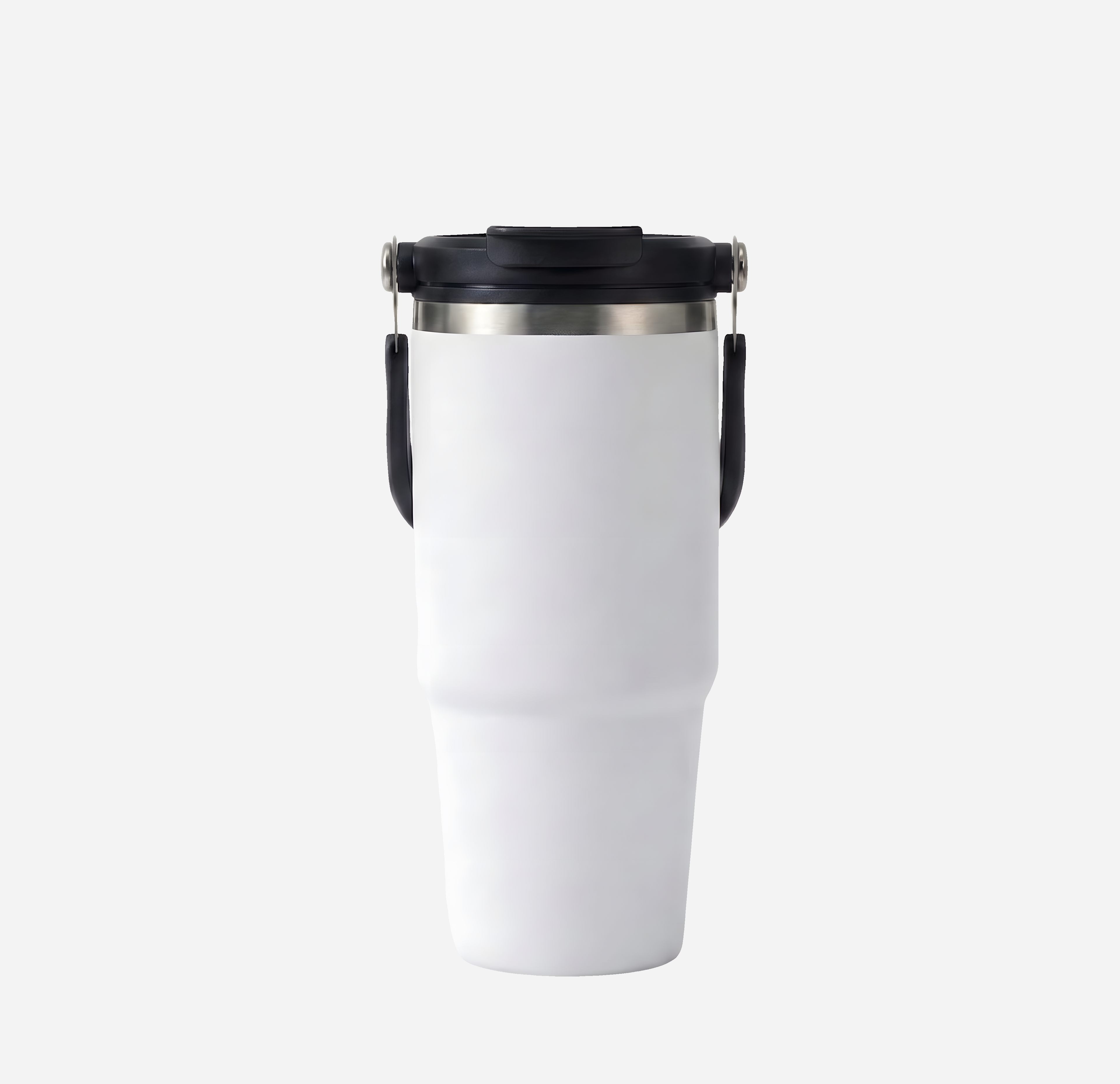 Stainless Steel Insulated Tumbler with Handle - Vacuum Travel Mug