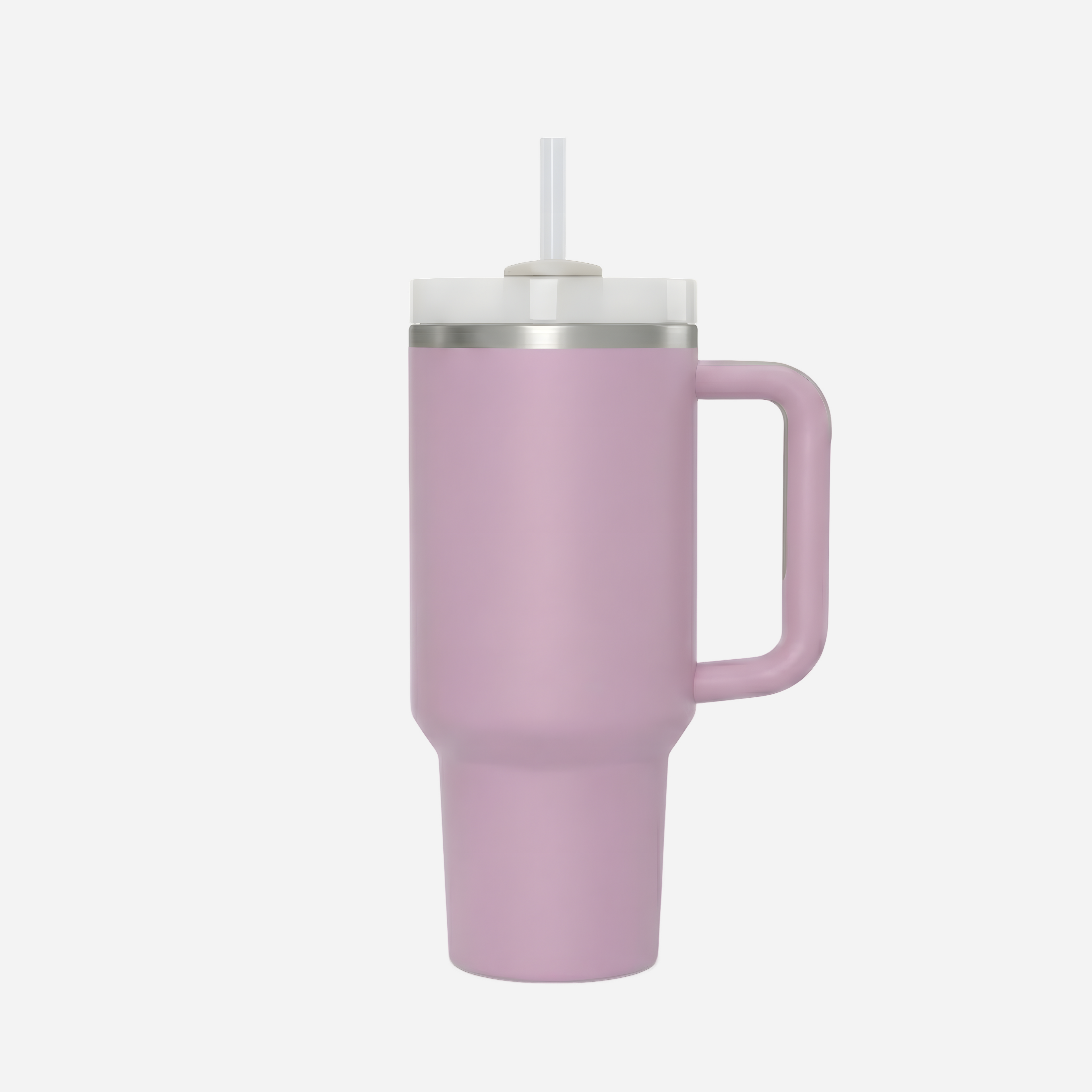 40oz Insulated Tumbler with Handle - White Stainless Steel Stanly Cup