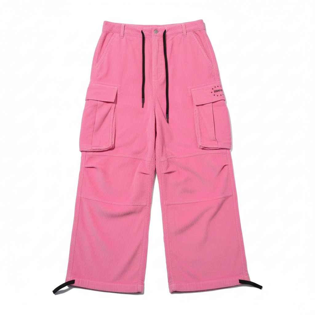 SONGAADON 25FW Corduroy Cargo Pants