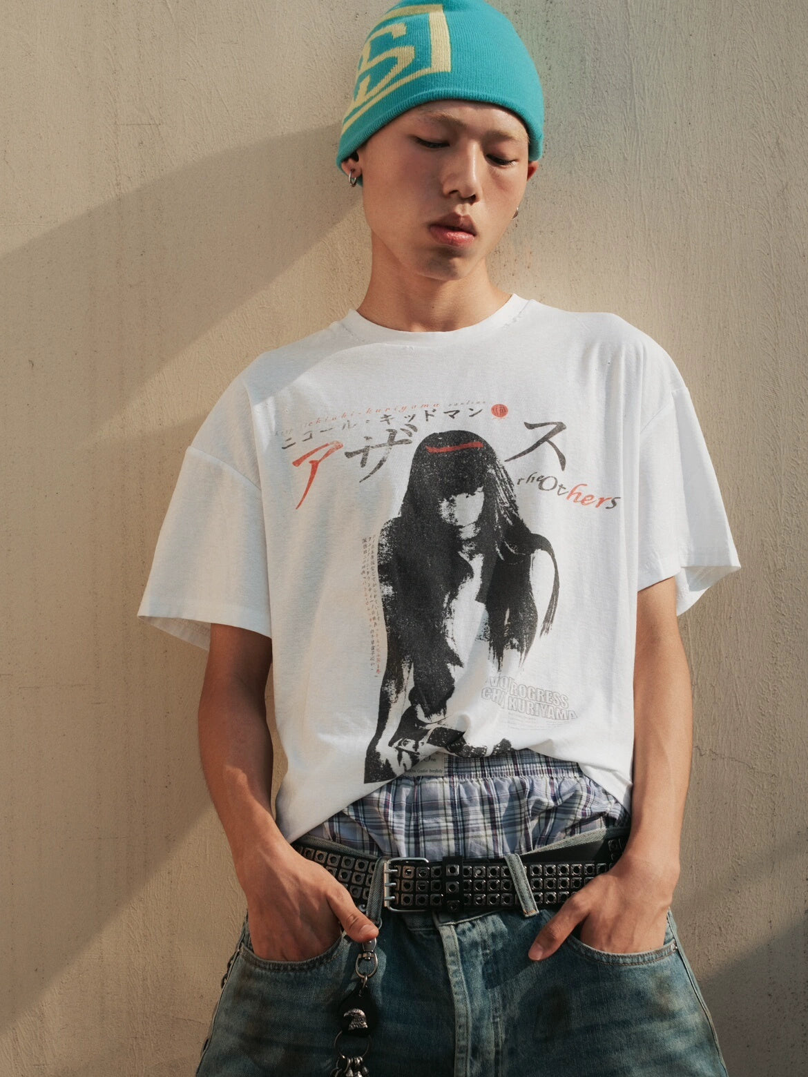 VOWPROGRESS Kills Bill's Japanese Vintage Anime Graphic T-Shirt – White Cotton Oversized Unisex Tee Summer Casual Couples Top