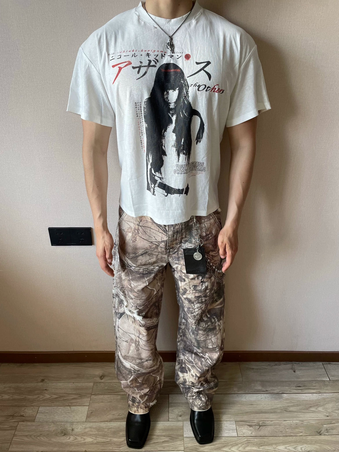 VOWPROGRESS Kills Bill's Japanese Vintage Anime Graphic T-Shirt – White Cotton Oversized Unisex Tee Summer Casual Couples Top